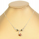 Amber necklace Ag 925/1000 42 - 46cm 5.5g