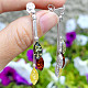 Amber dangling earrings Ag 925/1000 7.6g