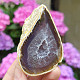 Brown agate geode with a Brazil hollow 126g
