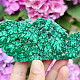 Malachite slice shiny Congo, Africa 191g