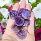 Amethyst cut rose 25mm