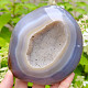 Agate large geode with cavity Brazil 772g