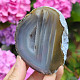 Geode agate gray - brown with hollow Brazil 217g