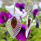 Amber earrings silver Ag 925/1000 7.6g