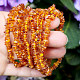 Bracelet honey amber chopped shapes