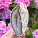 Geode agate light gray with Brazil 238g