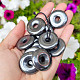 Hematite donut on skin approx. 30mm