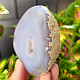 Geode gray agate with a hollow Brazil 218g