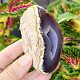 Gray agate geode with hollow 179g (Brazil)