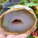 Brown agate geode with hollow 200g (Brazil)