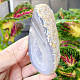 Gray agate geode with hollow 222g (Brazil)