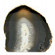 Gray agate candle holder 763g