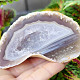 Agate gray geode with a hollow 170g from Brazil