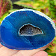 Agate geode turquoise 121g from Brazil