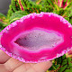 Agate geode with cavity dyed pink 158g from Brazil