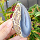 Gray agate geode with hollow 193g (Brazil)