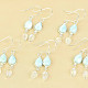 Larimar and moonstone earrings Ag 925/1000