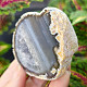 Gray agate geode with hollow 128g (Brazil)