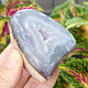 Gray agate geode with hollow 258g (Brazil)