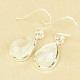 Moonstone Teardrop Earrings Ag 925/1000