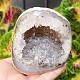 Agate and crystal geode (Brazil) 318g