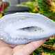 Agate gray geode with a hollow 244g from Brazil