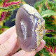 Gray agate geode with hollow 142g (Brazil)