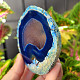 Agate blue dyed geode with cavity 189g from Brazil