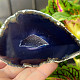 Agate blue dyed geode with cavity 202g from Brazil