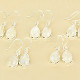 Moonstone Teardrop Earrings Ag 925/1000