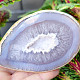 Gray agate geode with hollow 243g (Brazil)