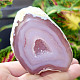 Gray agate geode with hollow 158g (Brazil)