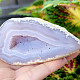 Gray agate geode with hollow 163g (Brazil)