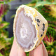 Agate gray geode with a hollow 143g from Brazil