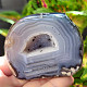 Geode gray agate with Brazil hollow 207g