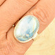 Moonstone silver ring Ag 925/1000 10.4g (size 58)