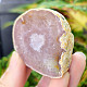 Agate gray geode with a hollow 70g from Brazil