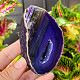 Agate geode with cavity dyed purple 189g from Brazil