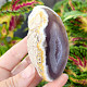 Agate gray geode with a hollow 168g from Brazil