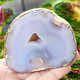 Agate gray geode with a hollow 249g from Brazil