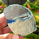 Agate blue dyed geode with cavity 249g from Brazil