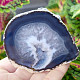 Gray agate geode with hollow 199g (Brazil)