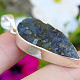 Raw labradorite pendant silver Ag 925/1000 10.7g