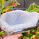 Agate geode with crystal crystals 1340g