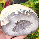 Agate geode with crystal inside 543g