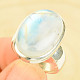 Moonstone silver ring Ag 925/1000 10.4g (size 58)