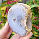 Agate gray geode with a hollow 249g from Brazil