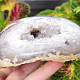 Agate geode with crystal inside 543g