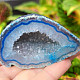 Agate geode turquoise 92g from Brazil