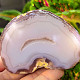 Geode gray agate with a hollow Brazil 230g